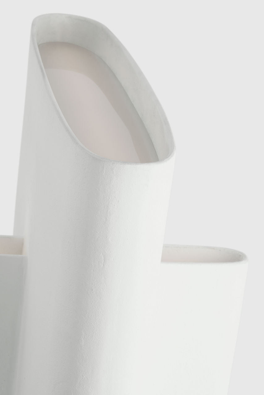 Lotura 72" Intersecting Floor Lamp | Museum White