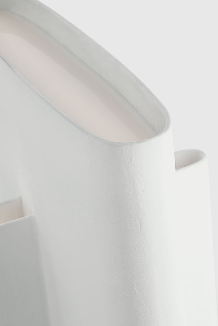 Lotura 72" Intersecting Floor Lamp | Museum White