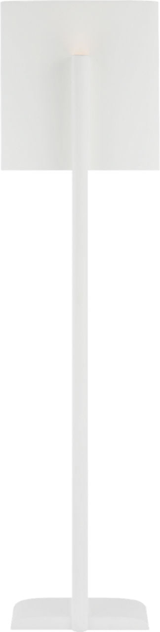 Lotura 72" Intersecting Floor Lamp | Museum White