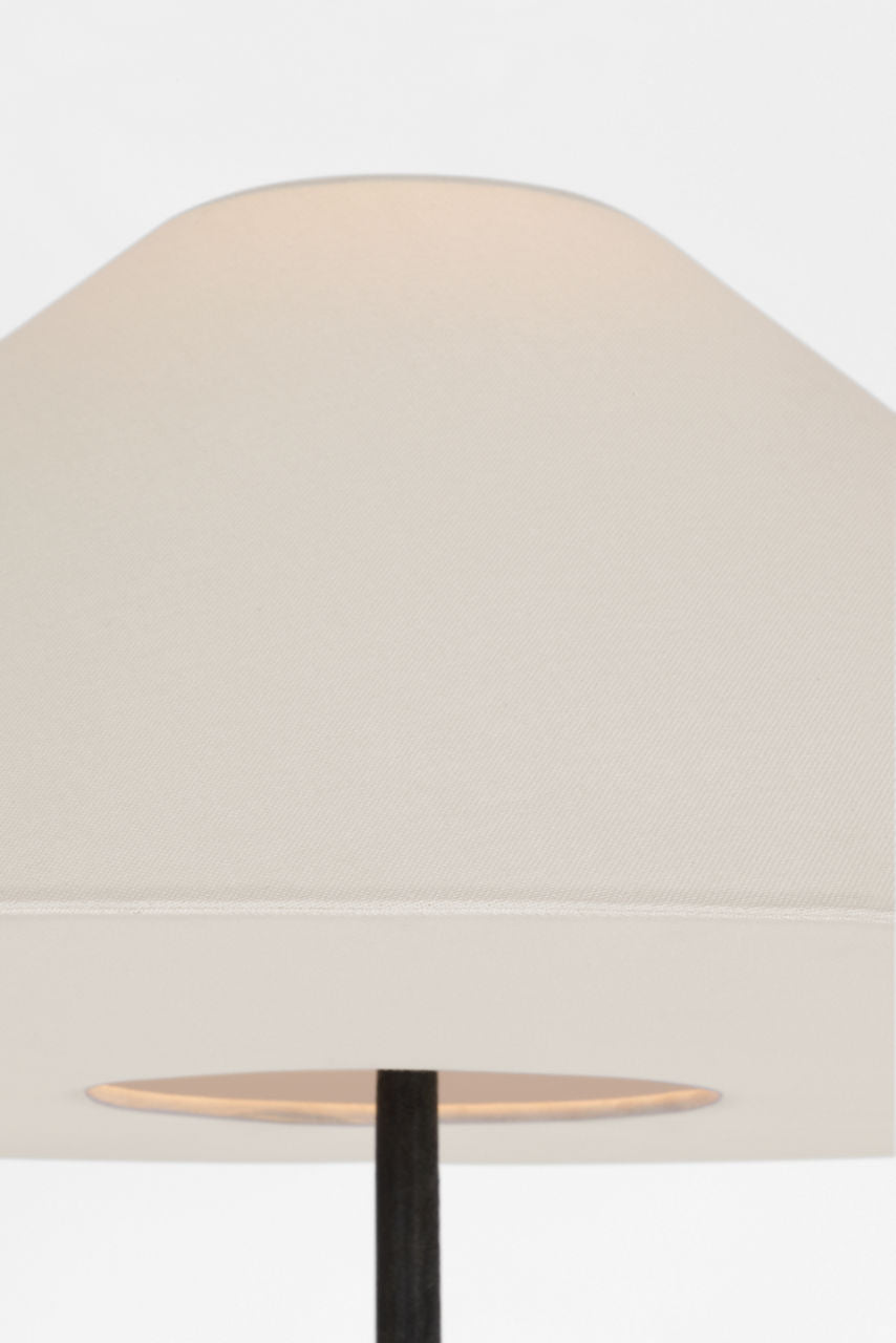 Zealous 62" Floor Lamp | Garden Bronze | Linen Shade
