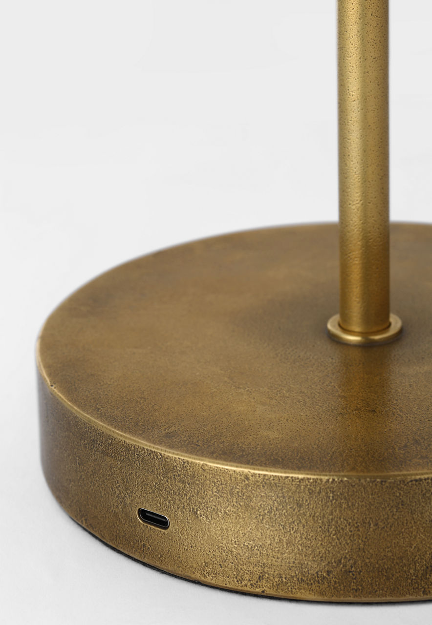 Sene 50" Rechargeable Floor Lamp | Museum Brass