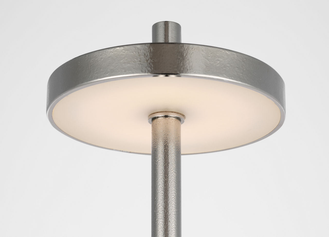 Sene 50" Rechargeable Floor Lamp | Museum Nickel