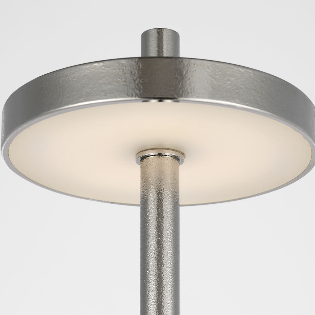 Sene 50" Rechargeable Floor Lamp | Museum Nickel