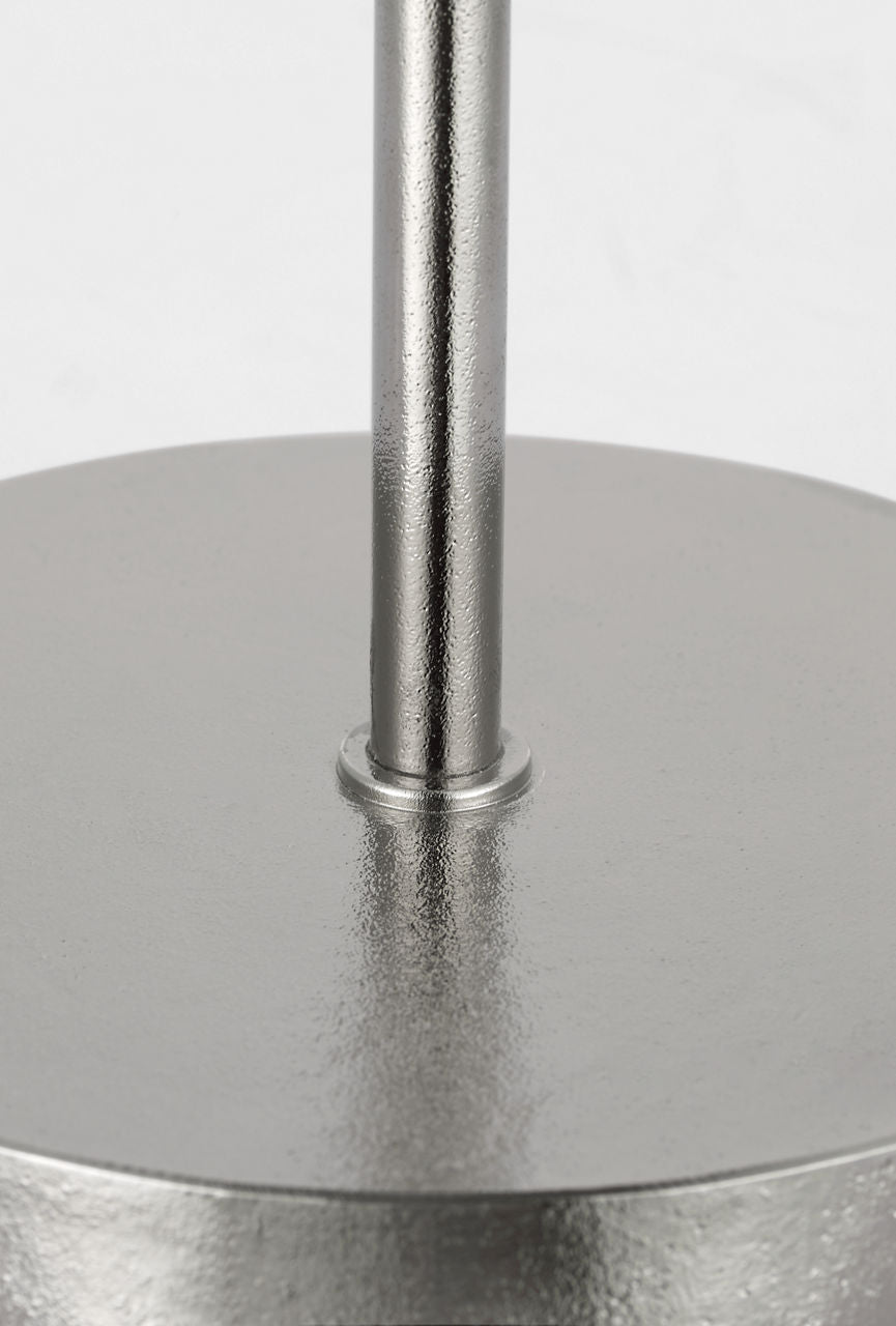 Sene 50" Rechargeable Floor Lamp | Museum Nickel