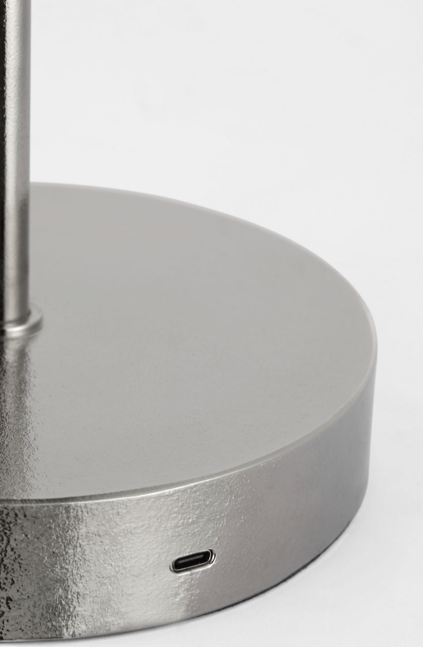 Sene 50" Rechargeable Floor Lamp | Museum Nickel