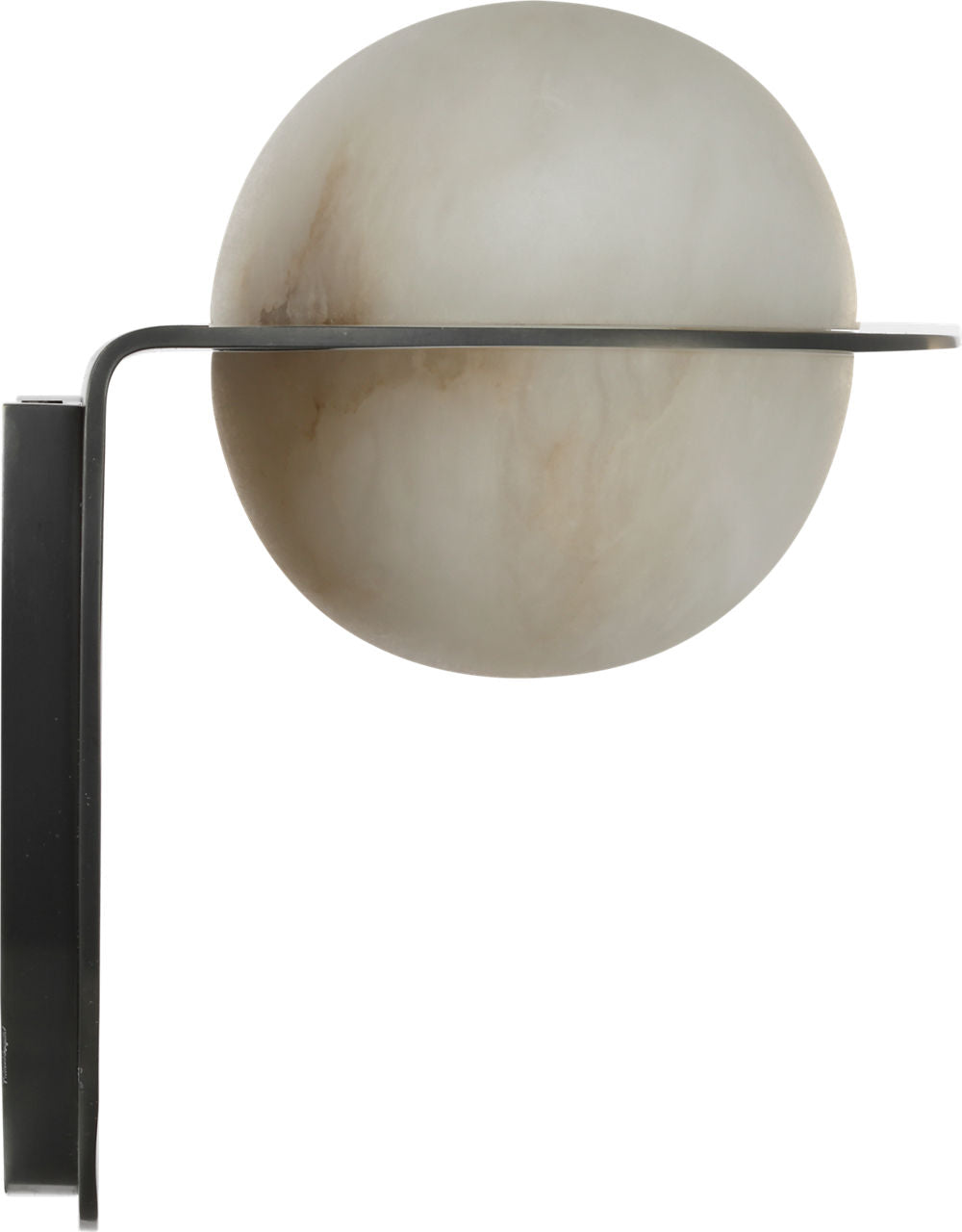 Fosse 9" Invertable Oval Sconce | Bronze | Alabaster