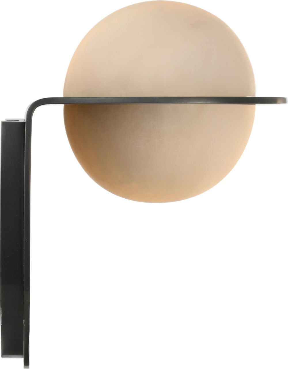 Fosse 9" Invertable Oval Sconce | Bronze | Alabaster