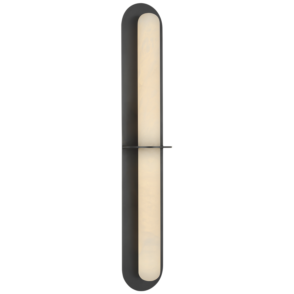 Fosse 28" Linear Tube Sconce | Bronze | Alabaster