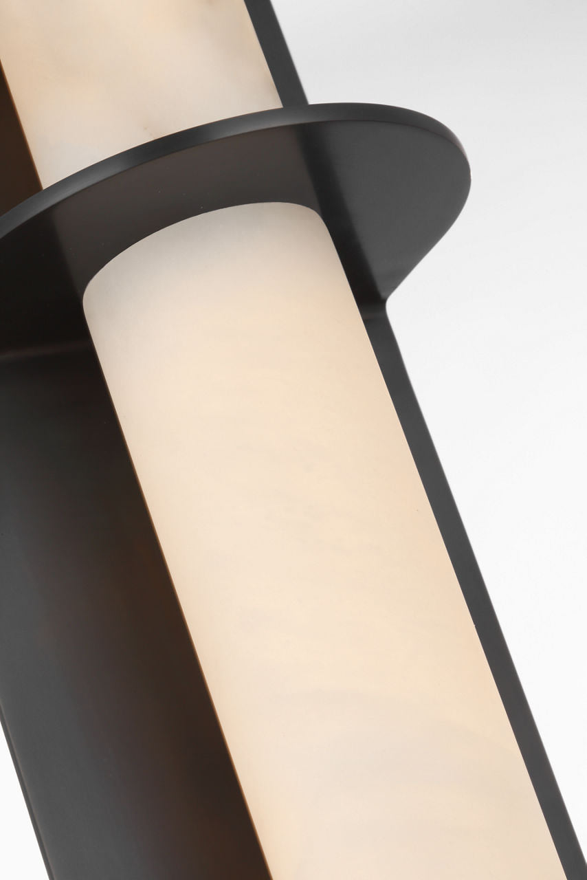 Fosse 28" Linear Tube Sconce | Bronze | Alabaster