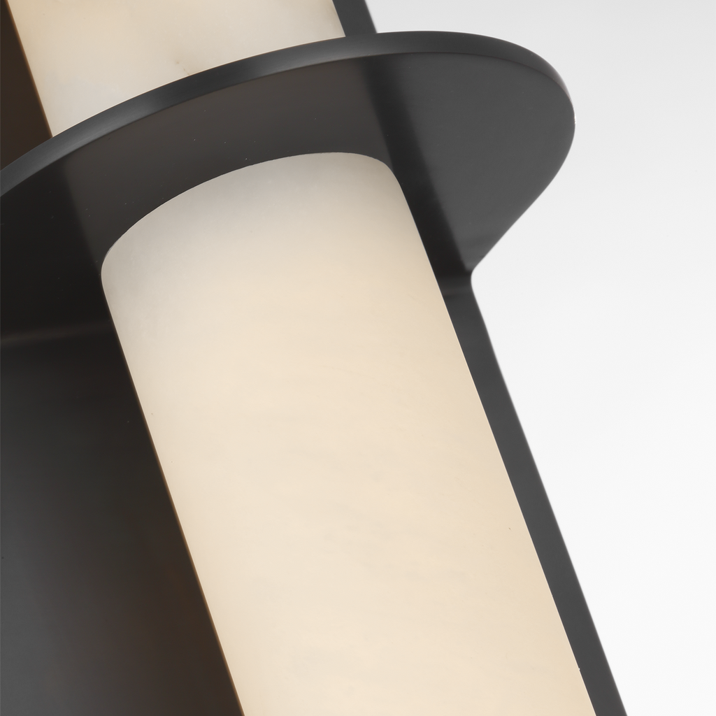 Fosse 28" Linear Tube Sconce | Bronze | Alabaster