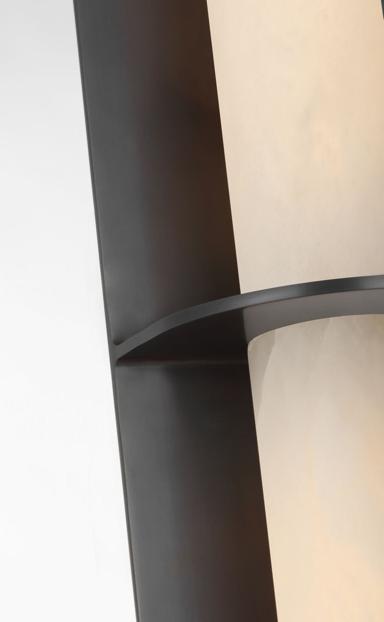 Fosse 28" Linear Tube Sconce | Bronze | Alabaster