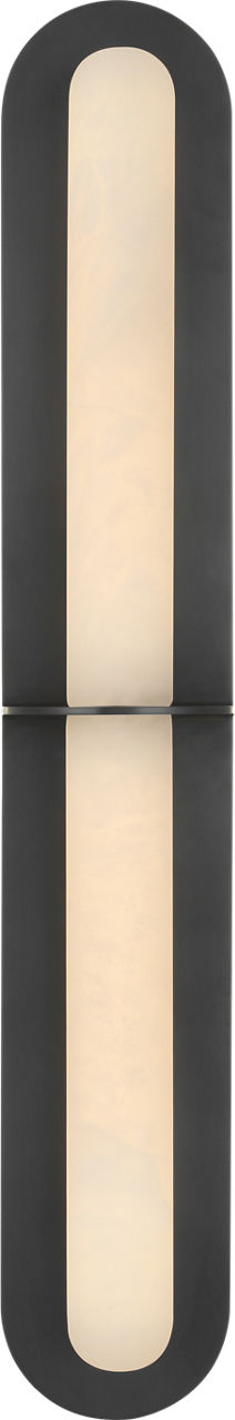 Fosse 28" Linear Tube Sconce | Bronze | Alabaster