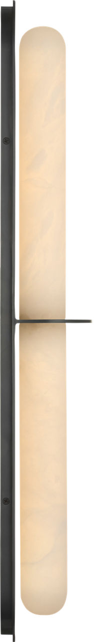 Fosse 28" Linear Tube Sconce | Bronze | Alabaster