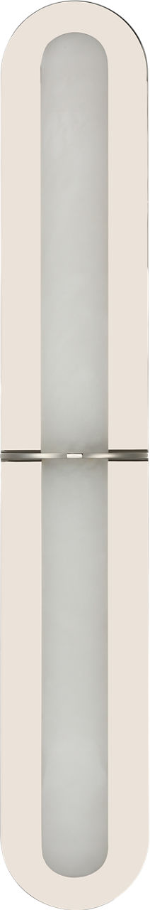 Fosse 28" Linear Tube Sconce | Polished Nickel | Alabaster