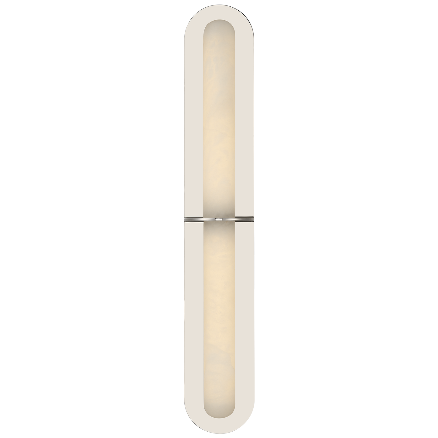 Fosse 28" Linear Tube Sconce | Polished Nickel | Alabaster