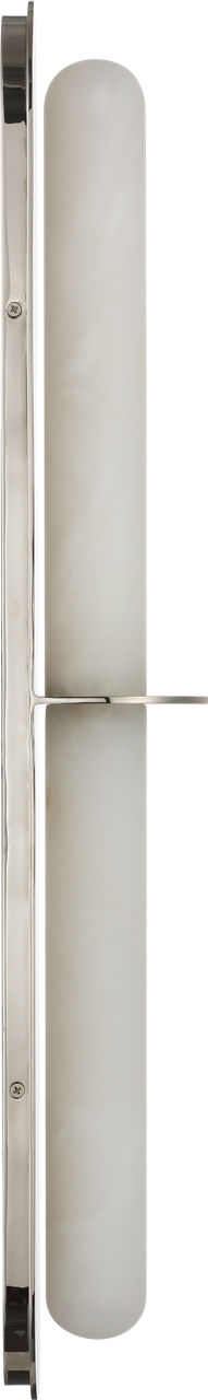 Fosse 28" Linear Tube Sconce | Polished Nickel | Alabaster