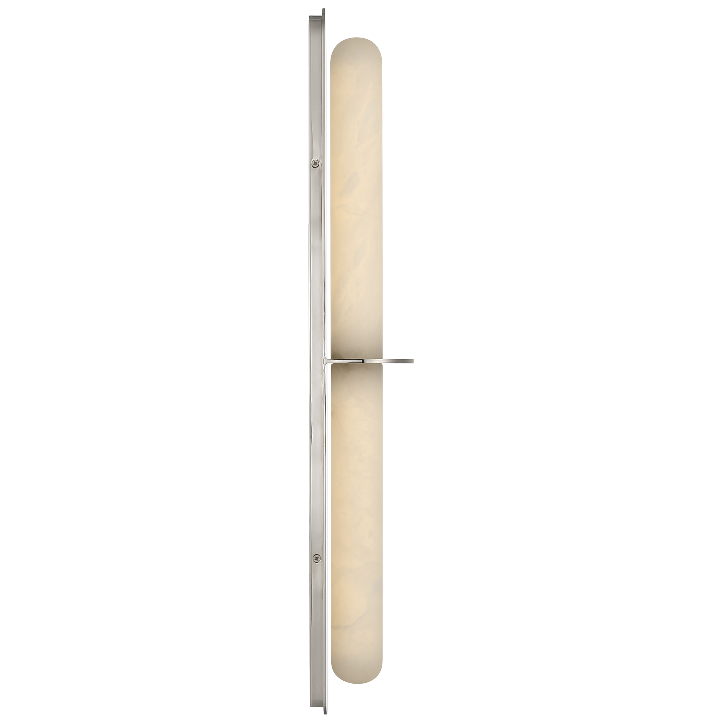 Fosse 28" Linear Tube Sconce | Polished Nickel | Alabaster