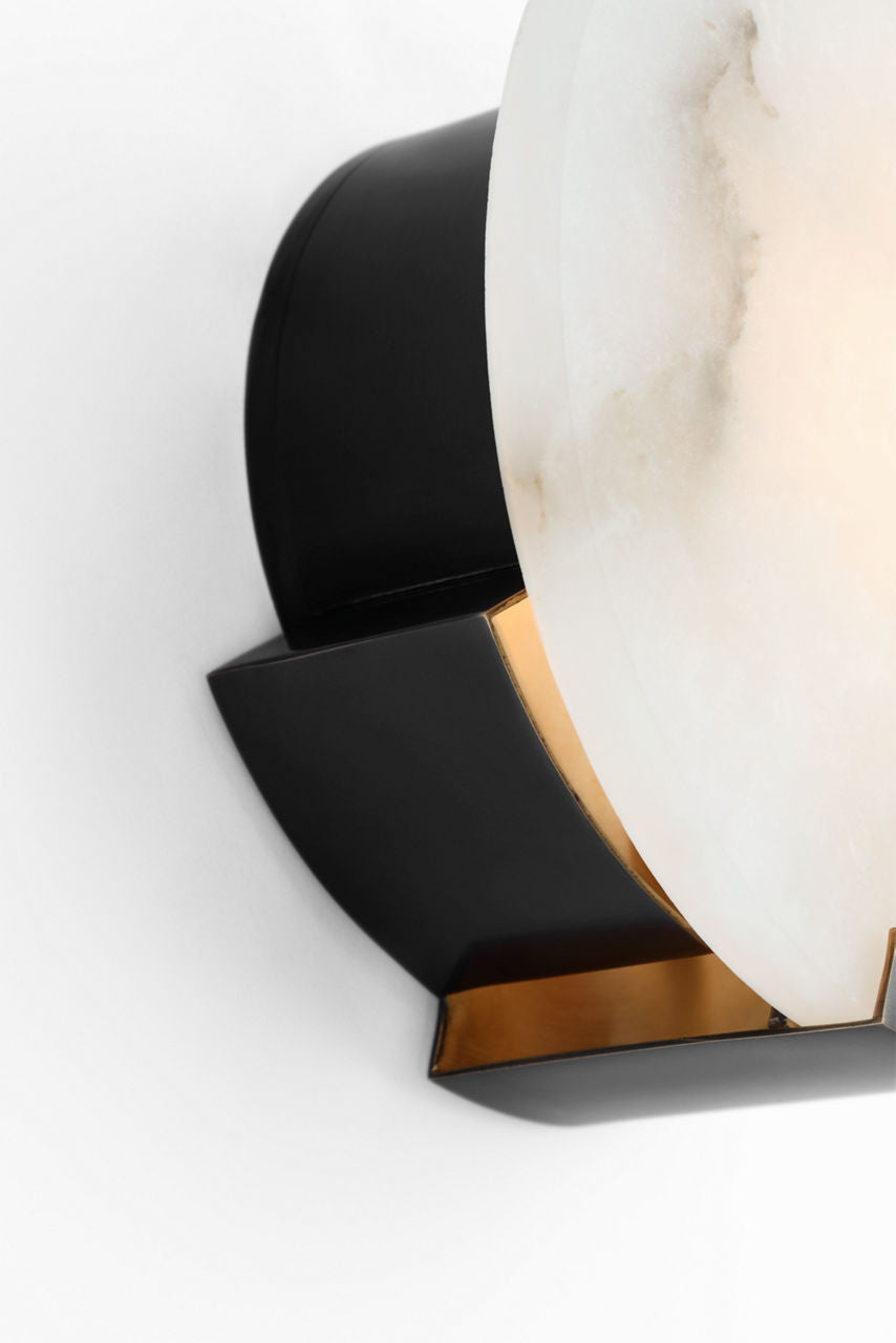 Melange Sconce | Bronze | Alabaster