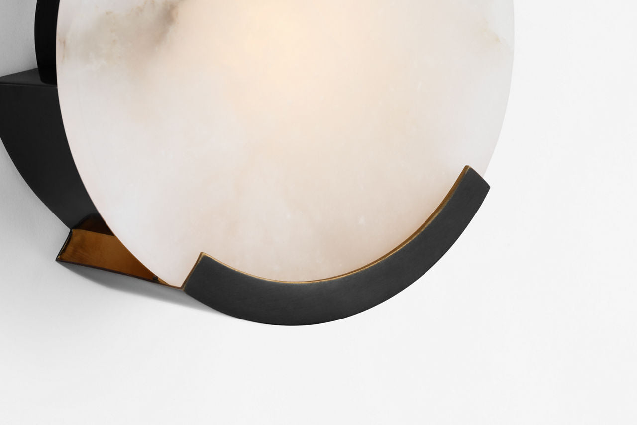 Melange Sconce | Bronze | Alabaster