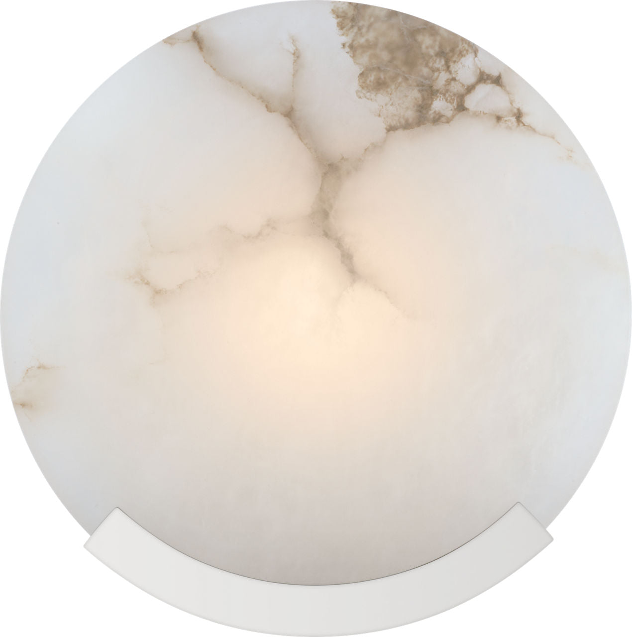 Melange Sconce | Polished Nickel | Alabaster