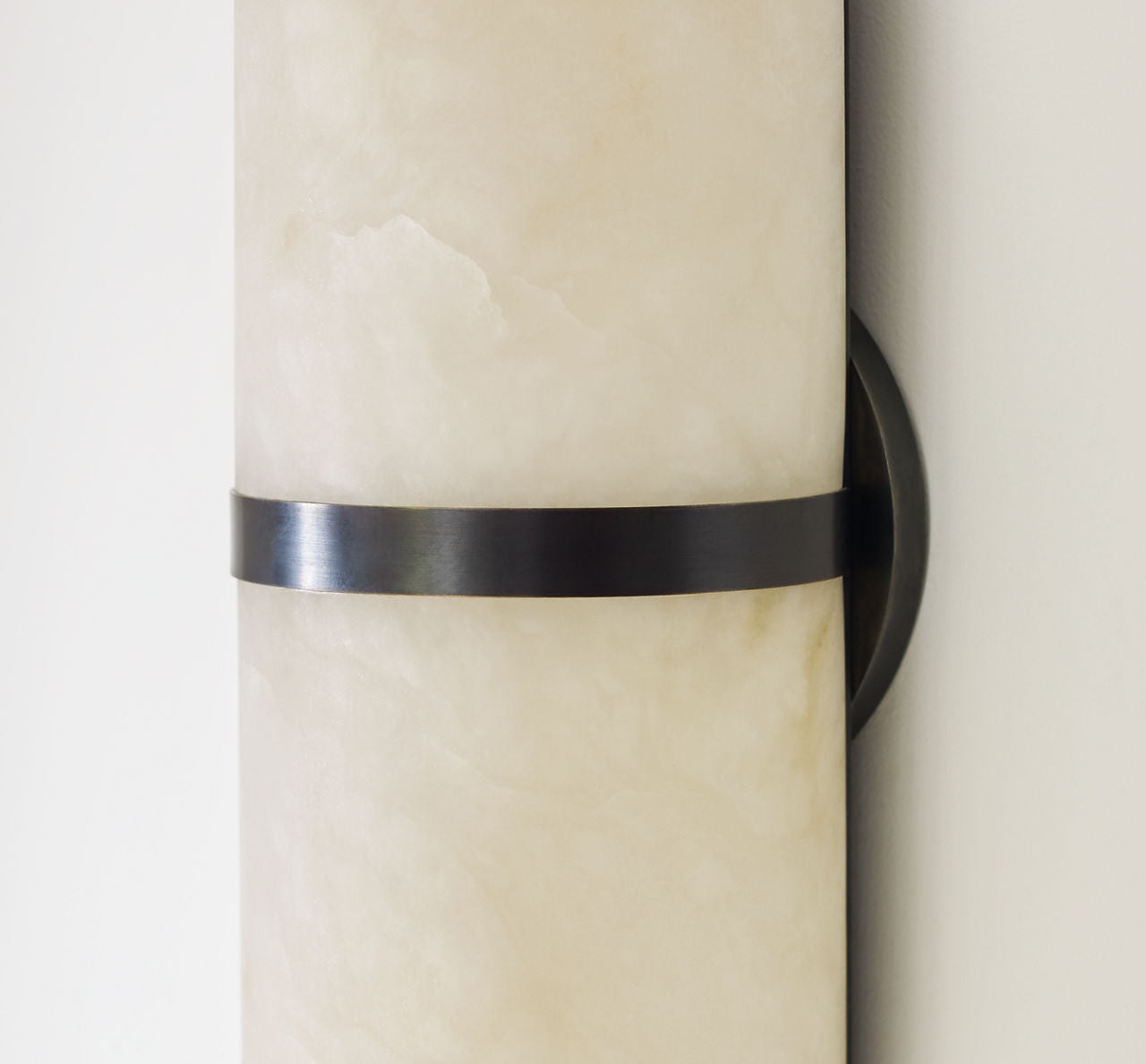 Melange Pill Form Sconce | Bronze | Alabaster