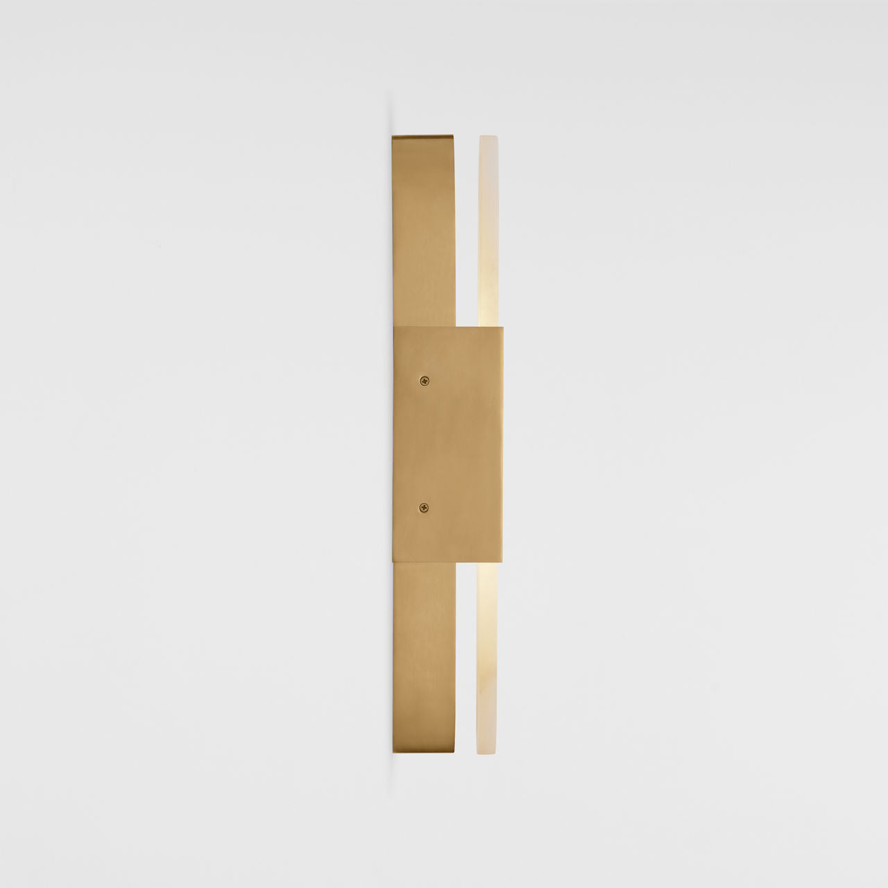Melange Elongated Sconce | Antique-Burnished Brass | Alabaster