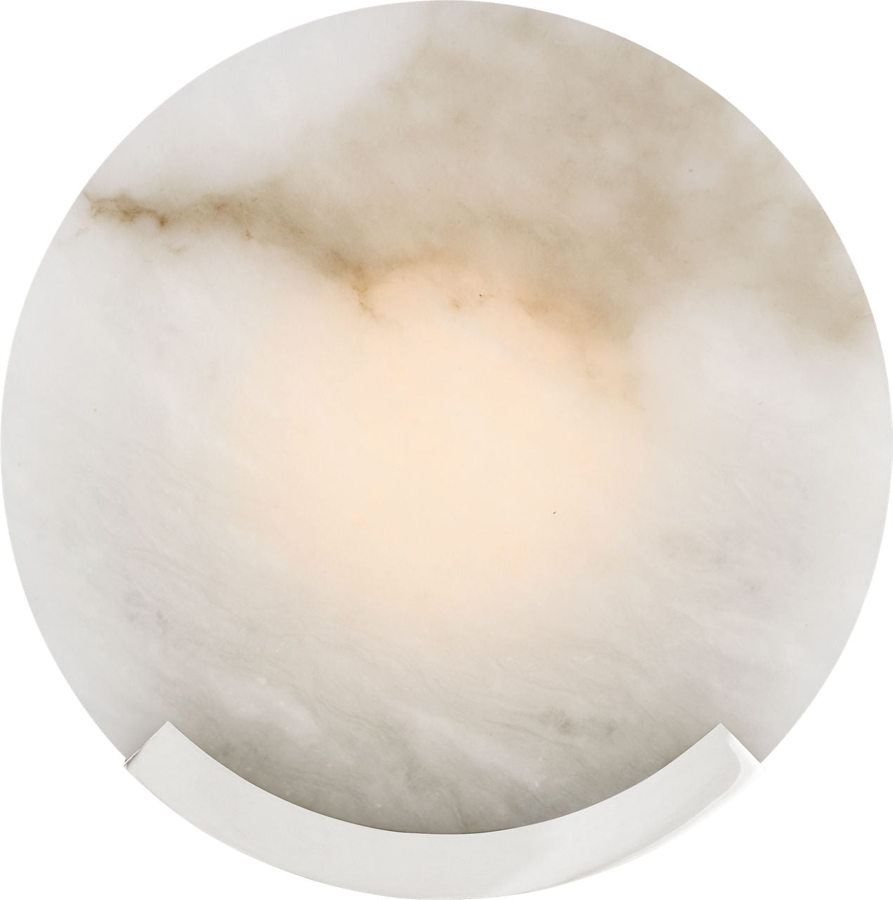 Melange 10" Sconce | Polished Nickel | Alabaster