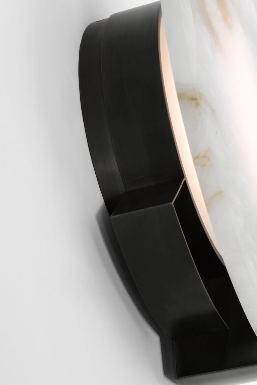 Melange 13" Sconce | Bronze | Alabaster