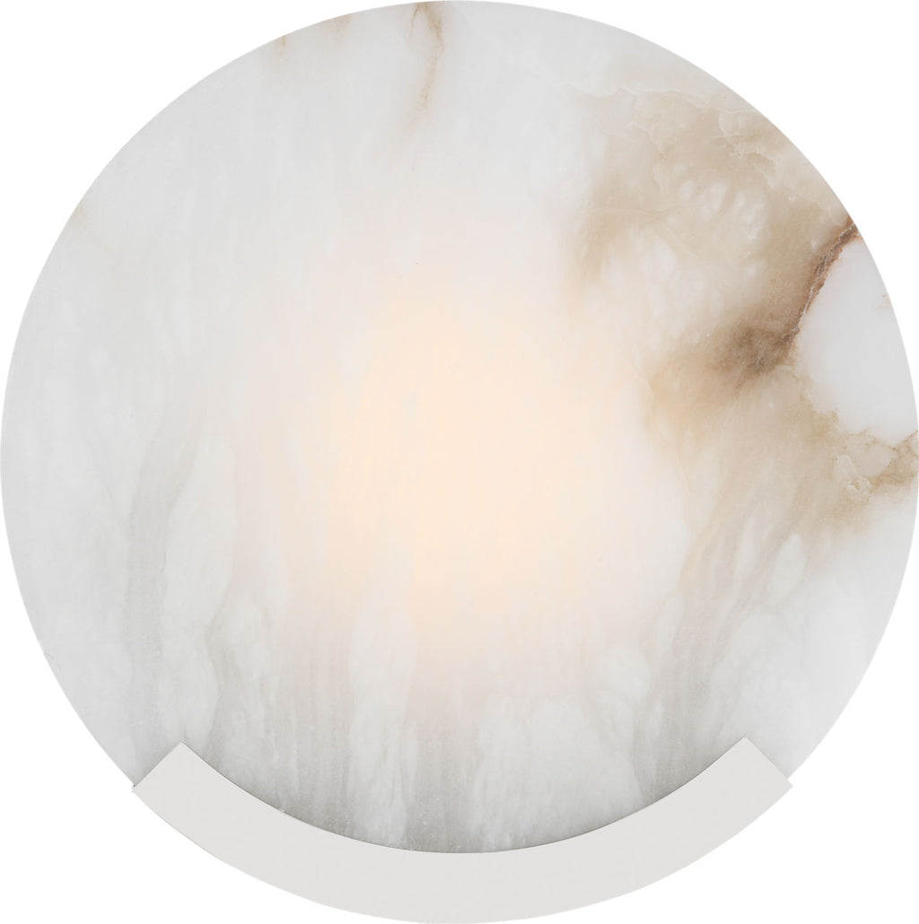 Melange 13" Sconce | Polished Nickel | Alabaster