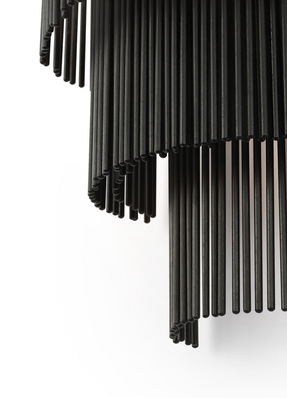 Differo 8" Layered Sconce | Aged Iron
