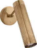 Precision 12" Articulating Sconce | Antique-Burnished Brass | White Glass