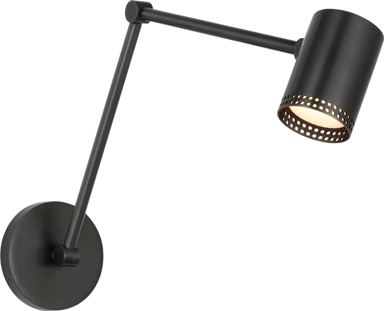 Precision 5" Double Library Light | Bronze | White Glass
