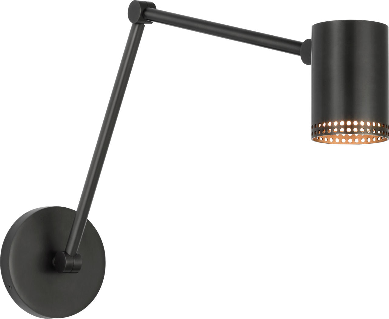 Precision 5" Double Library Light | Bronze | White Glass