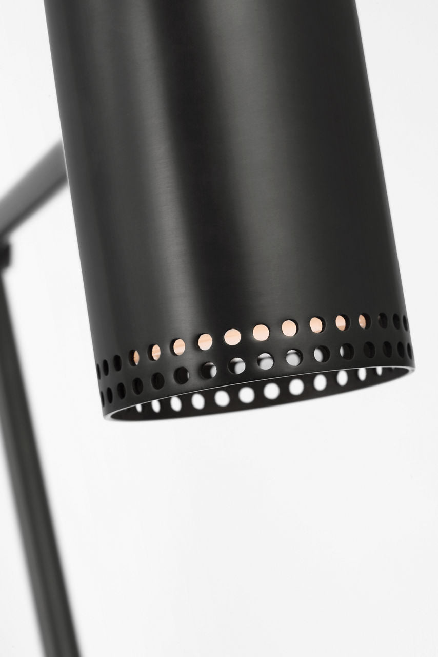 Precision 5" Double Library Light | Bronze | White Glass