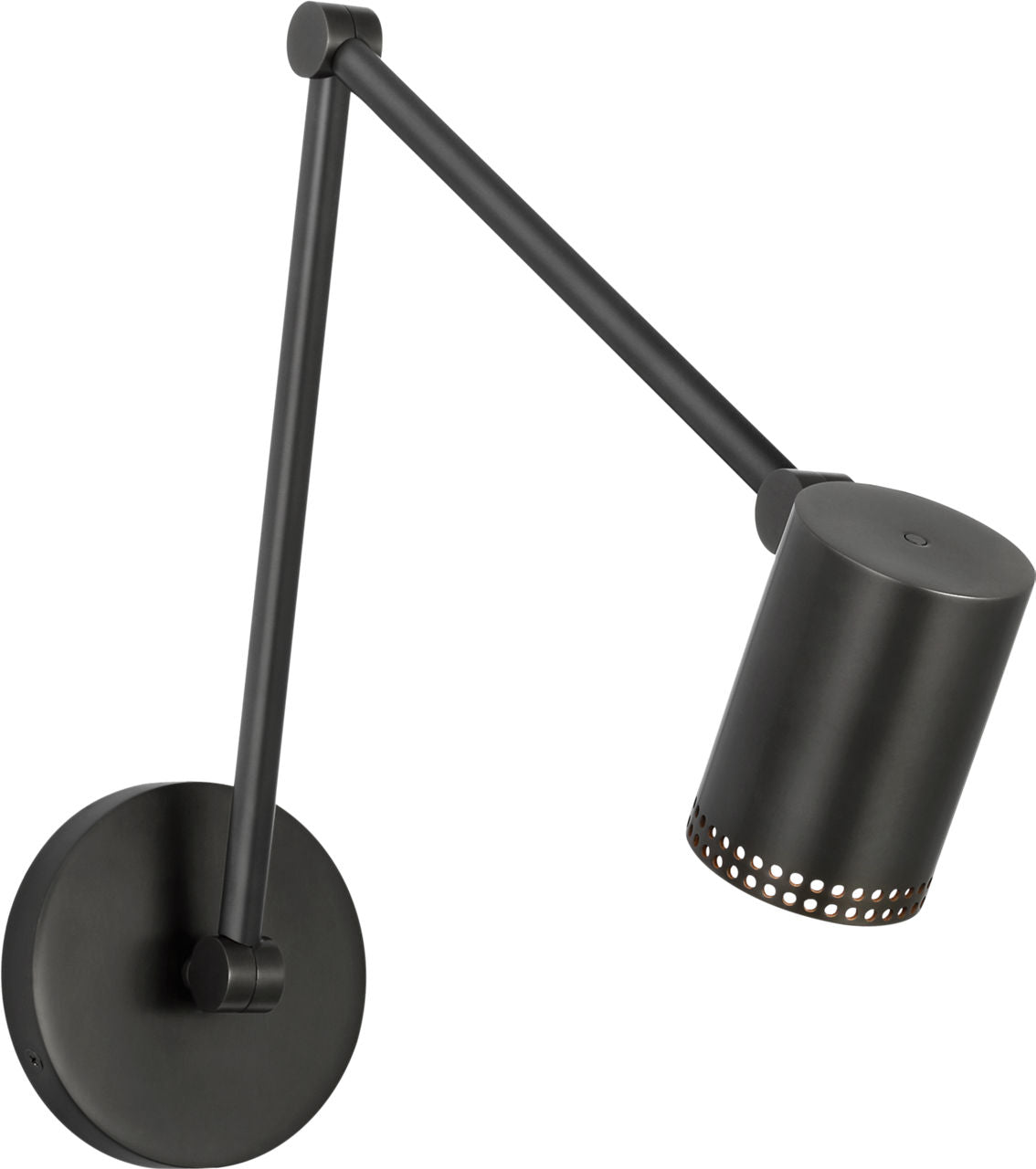 Precision 5" Double Library Light | Bronze | White Glass