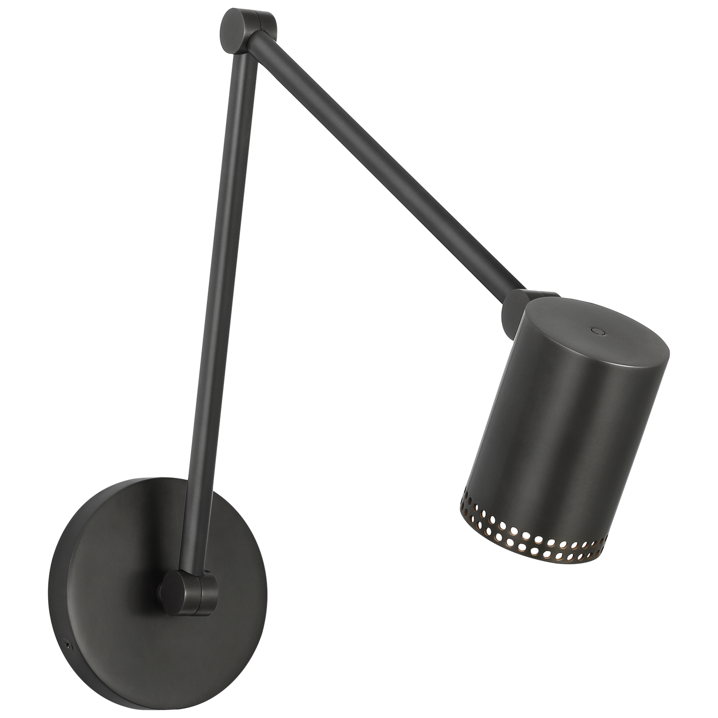 Precision 5" Double Library Light | Bronze | White Glass