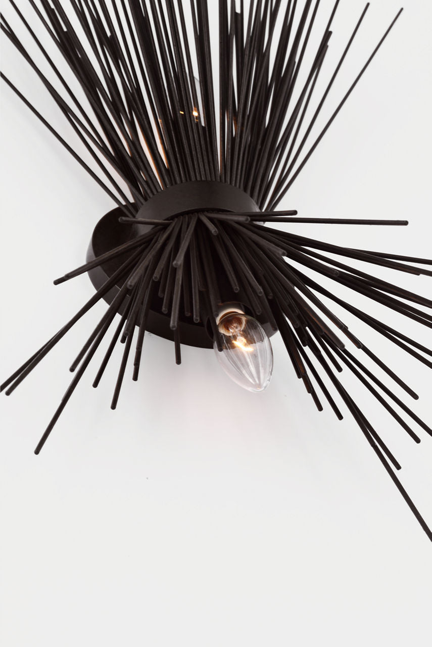 Strada Medium Sconce | Aged Iron