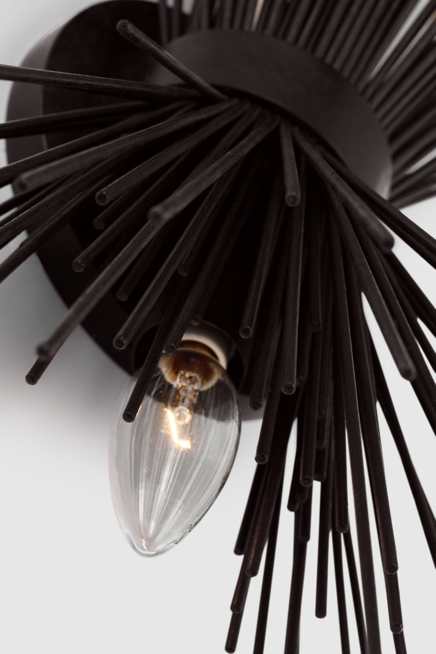 Strada Medium Sconce | Aged Iron
