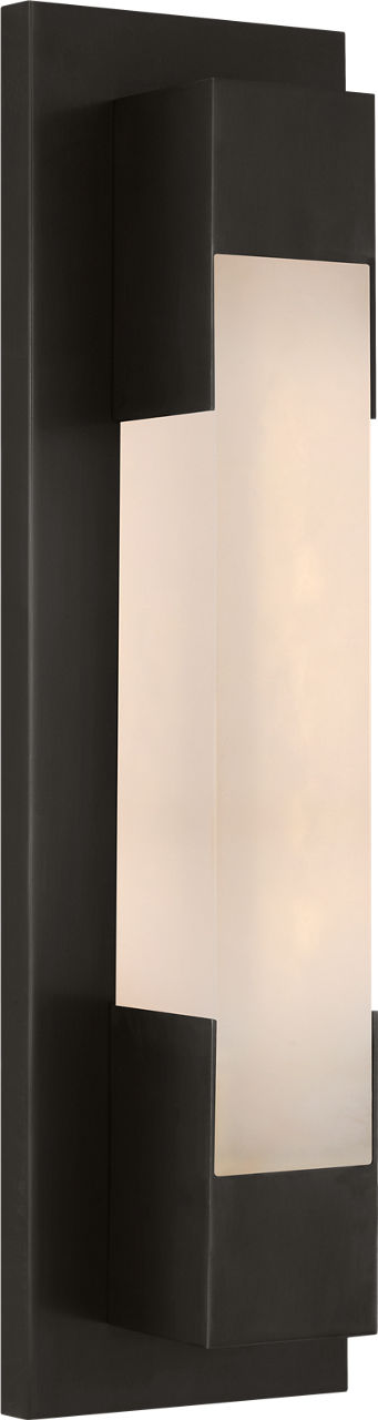 Covet 16" Bracketed Bath Light | Bronze | Alabaster