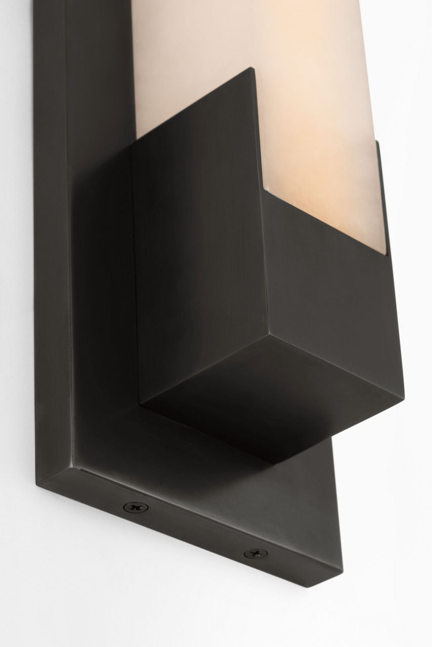 Covet 16" Bracketed Bath Light | Bronze | Alabaster