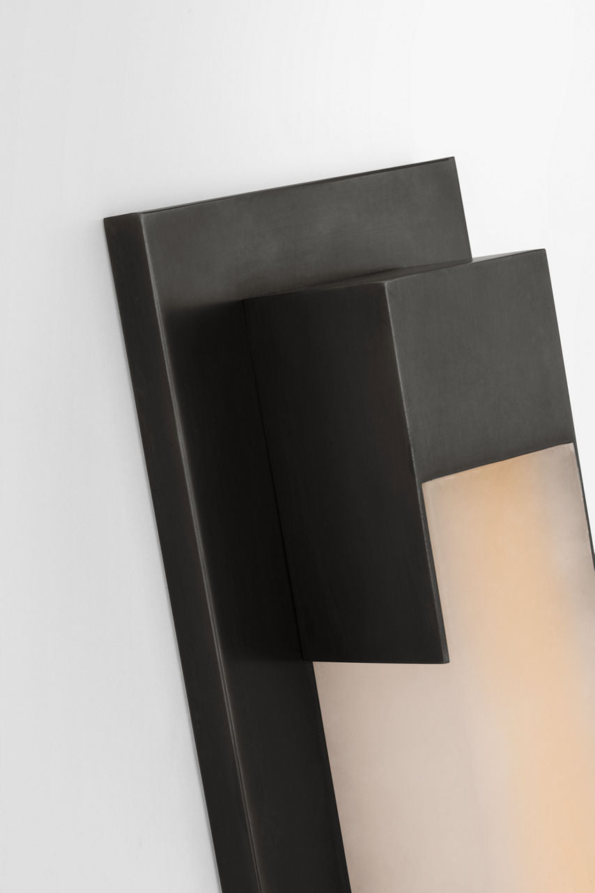 Covet 16" Bracketed Bath Light | Bronze | Alabaster
