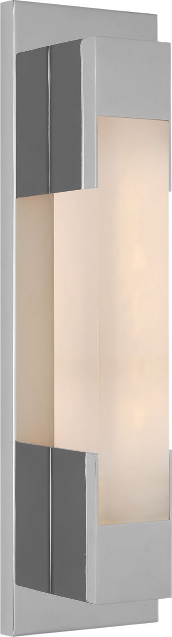 Covet 16" Bracketed Bath Light | Polished Nickel | Alabaster