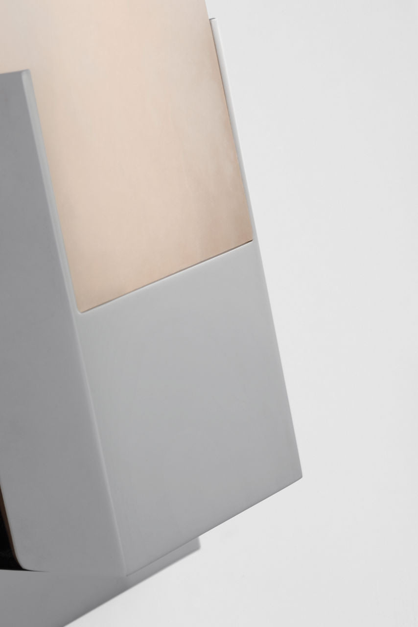 Covet 16" Bracketed Bath Light | Polished Nickel | Alabaster