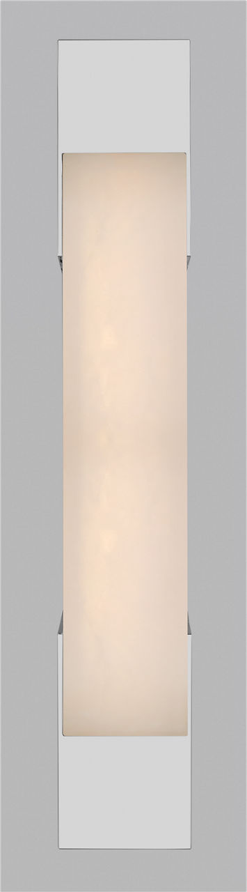 Covet 16" Bracketed Bath Light | Polished Nickel | Alabaster
