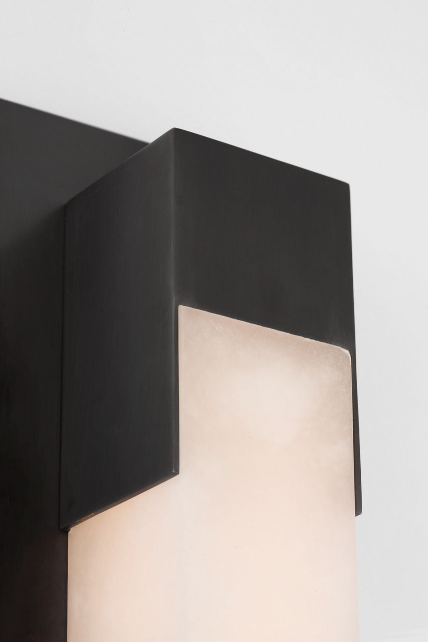 Covet 21" Bracketed Bath Light | Bronze | Alabaster