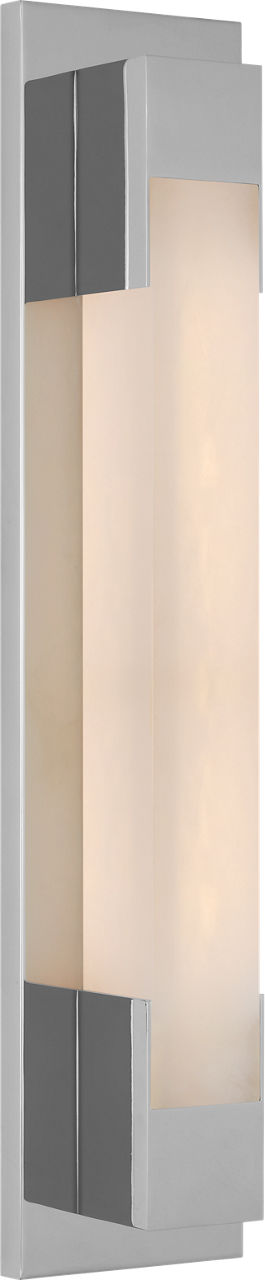 Covet 21" Bracketed Bath Light | Polished Nickel | Alabaster