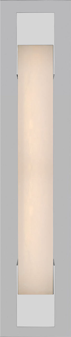 Covet 21" Bracketed Bath Light | Polished Nickel | Alabaster