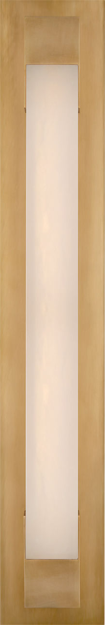 Covet 26" Bracketed Bath Light | Antique-Burnished Brass | Alabaster