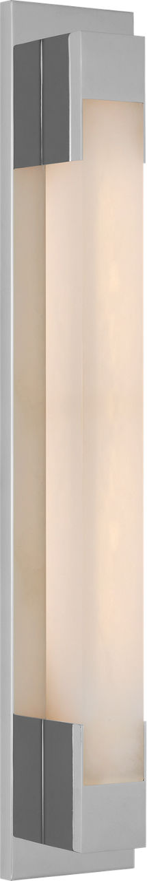 Covet 26" Bracketed Bath Light | Polished Nickel | Alabaster