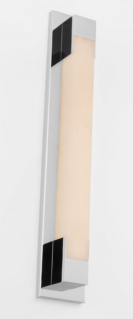 Covet 26" Bracketed Bath Light | Polished Nickel | Alabaster